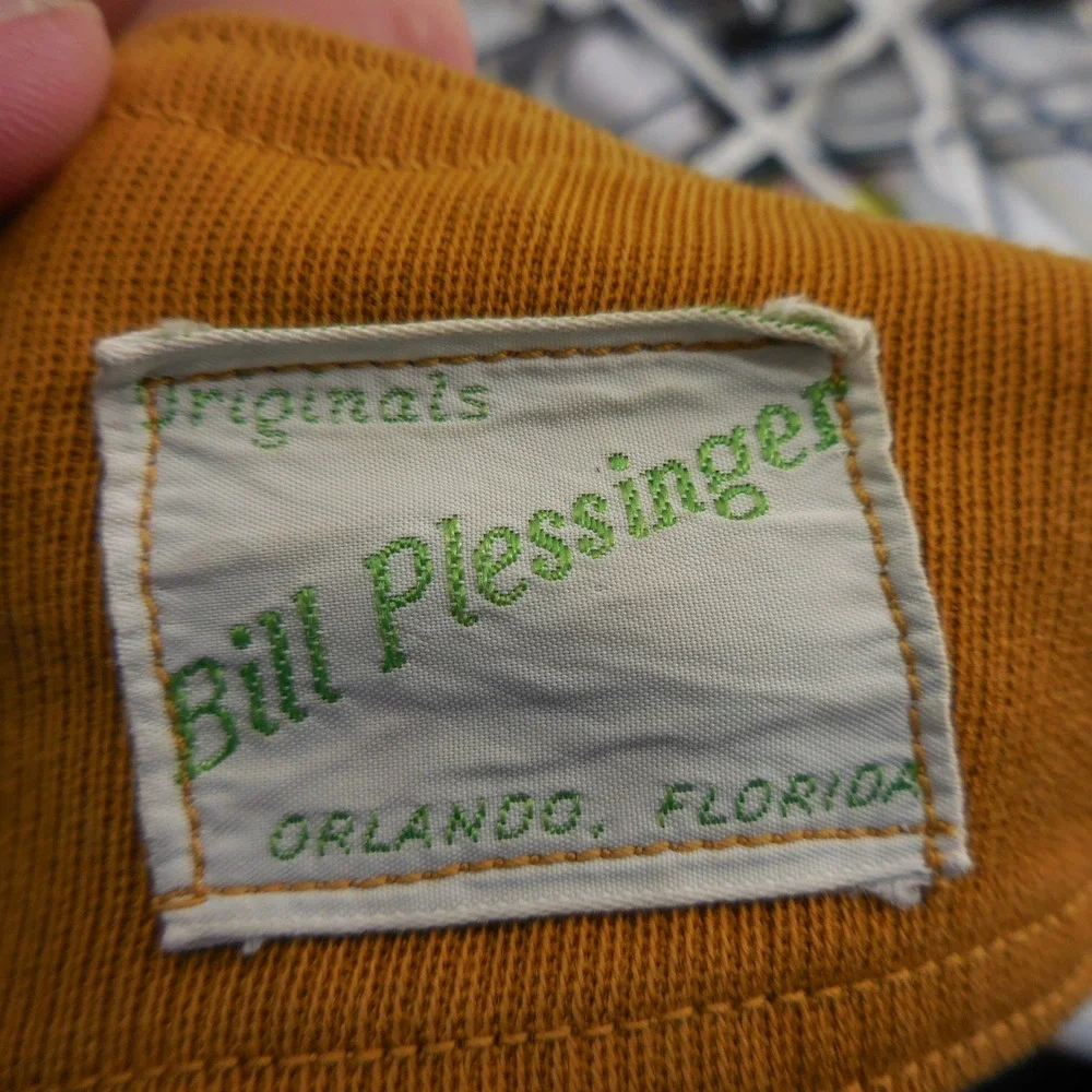 Vintage Bill Plessinger Shooting Vest Yellow Corduroy Browning Bushnell Patches